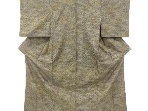 リサイクル　霞に枝梅・古典柄本場大島紬着物(染)